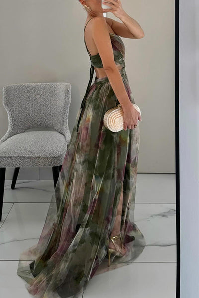 Esme – Elegant Flowing Printed Dress