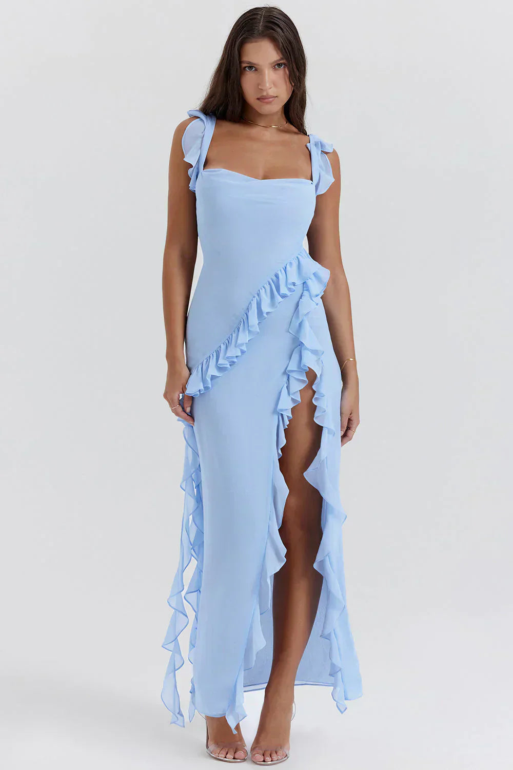 Arianna - Ruffled Maxi Dress