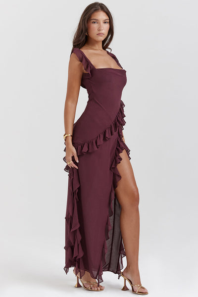 Arianna - Ruffled Maxi Dress