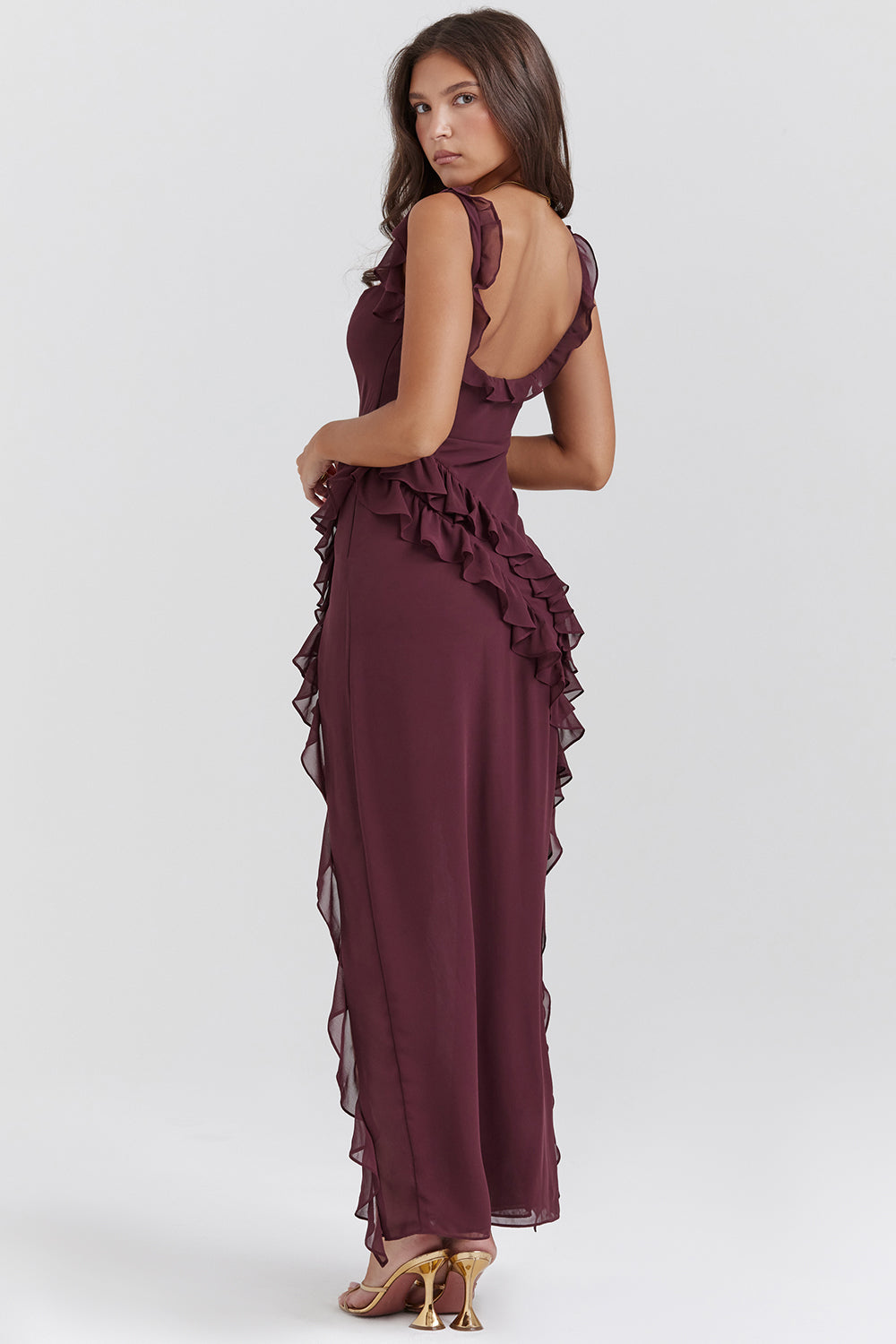 Arianna - Ruffled Maxi Dress