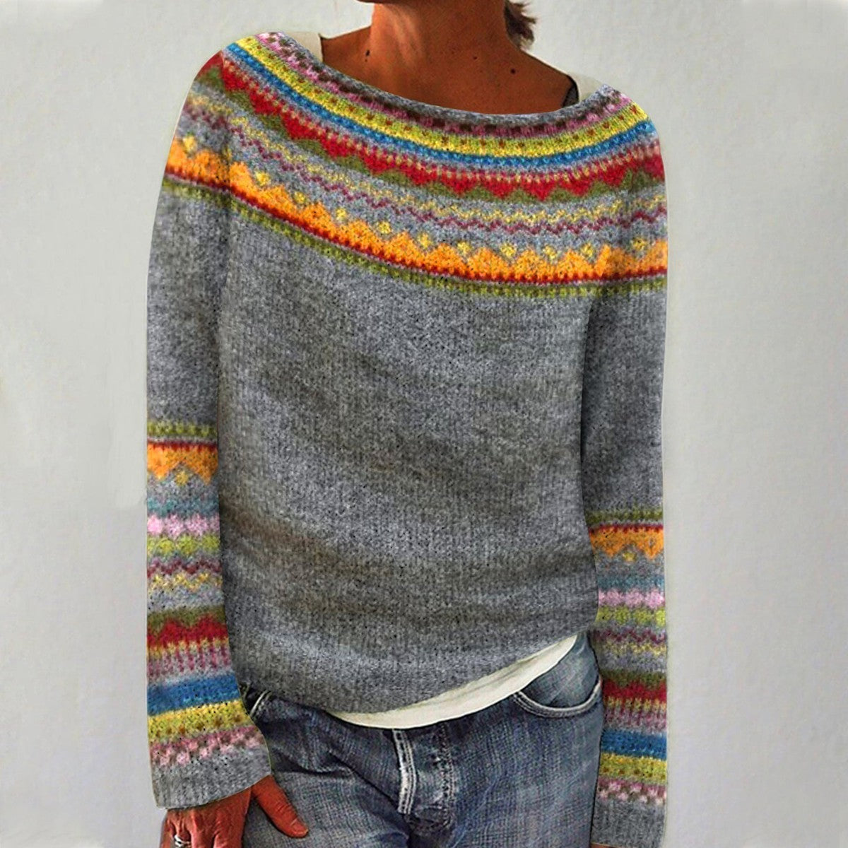 Emily™ - Cozy Retro Knit Sweater