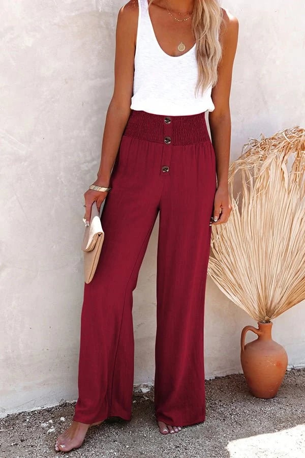Kaweka - Easygoing High-Waist Trousers