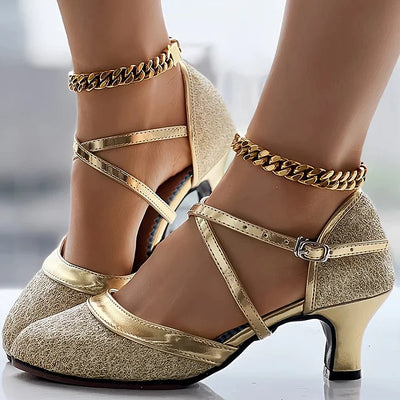 Taleia - Elegant Chunky Heel Sandal