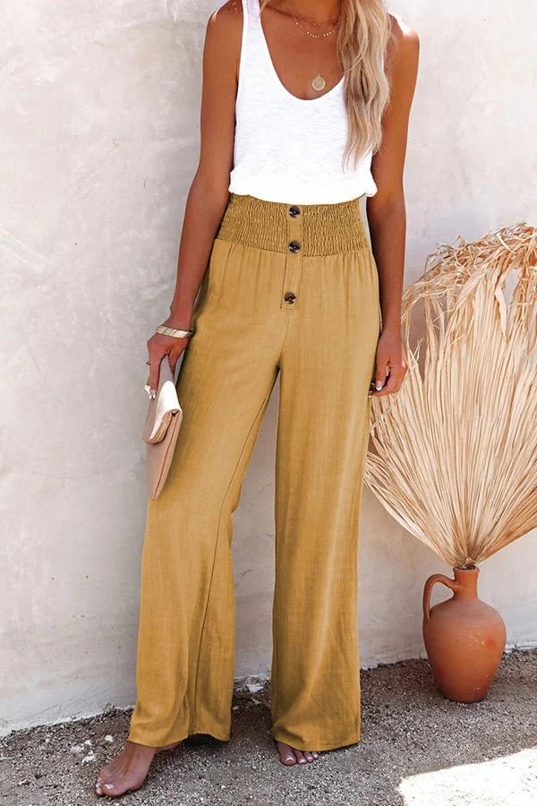 Kaweka - Easygoing High-Waist Trousers