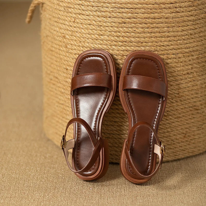 LINDSY | ELEGANT LEATHER SANDALS