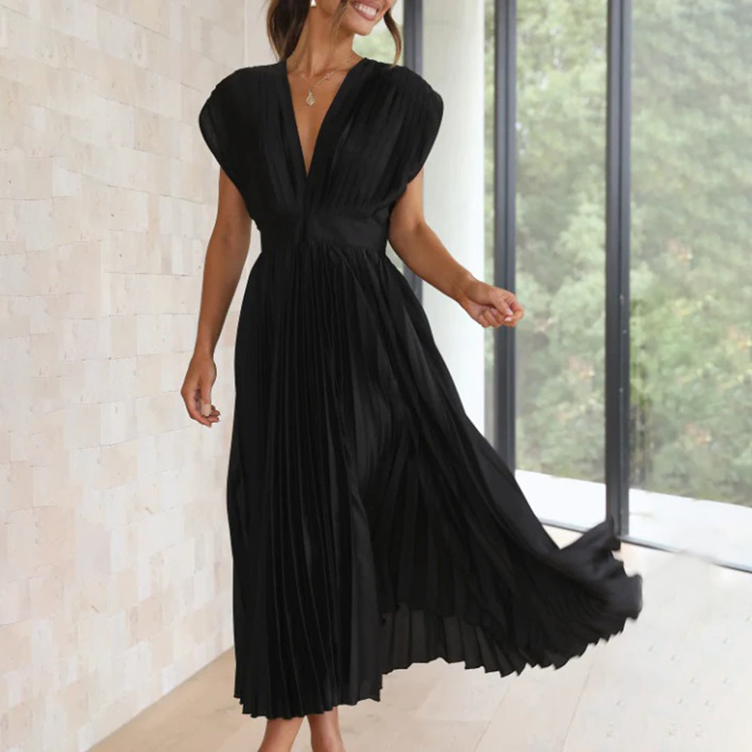Rhea – Elegant Printed Maxi Dress
