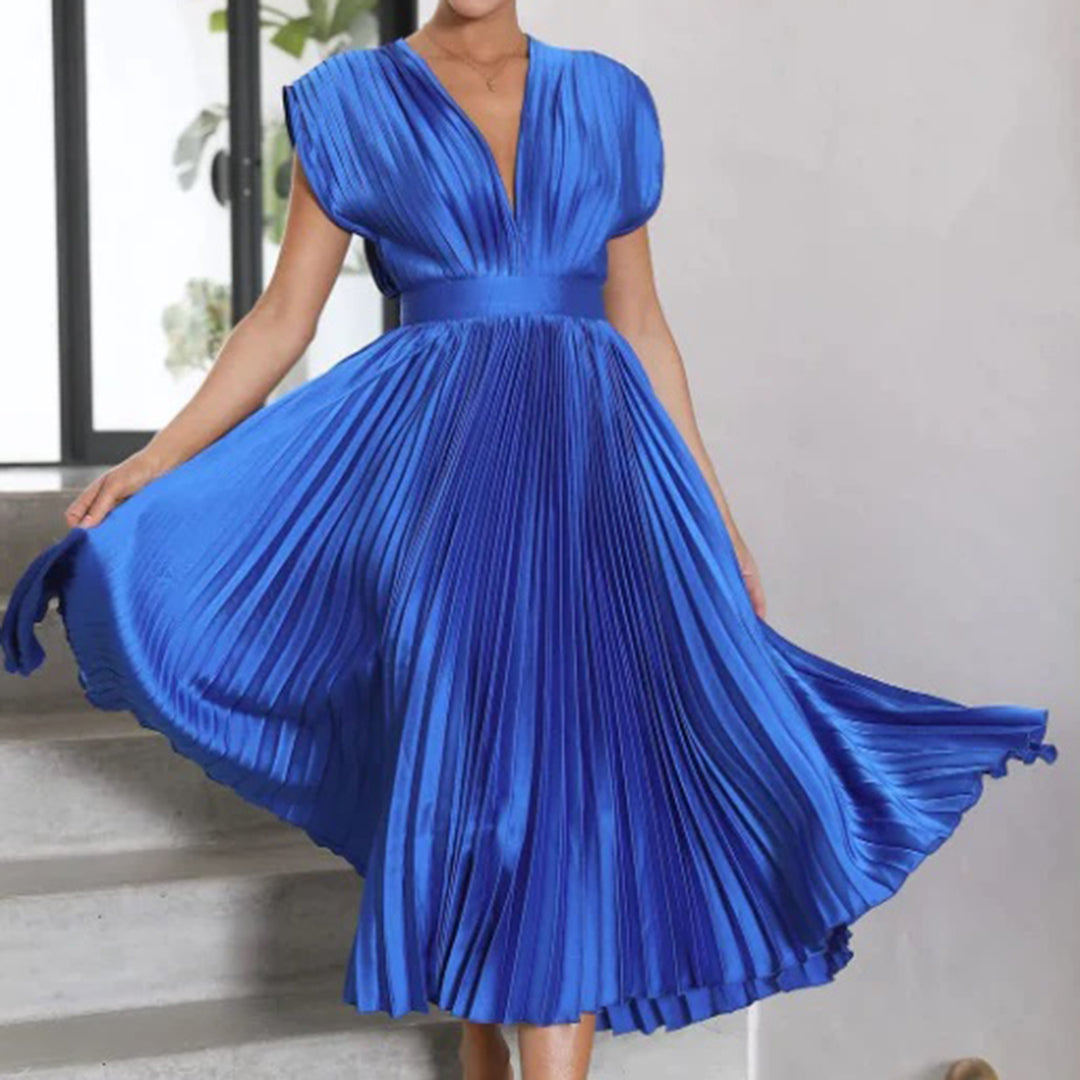 Rhea – Elegant Printed Maxi Dress