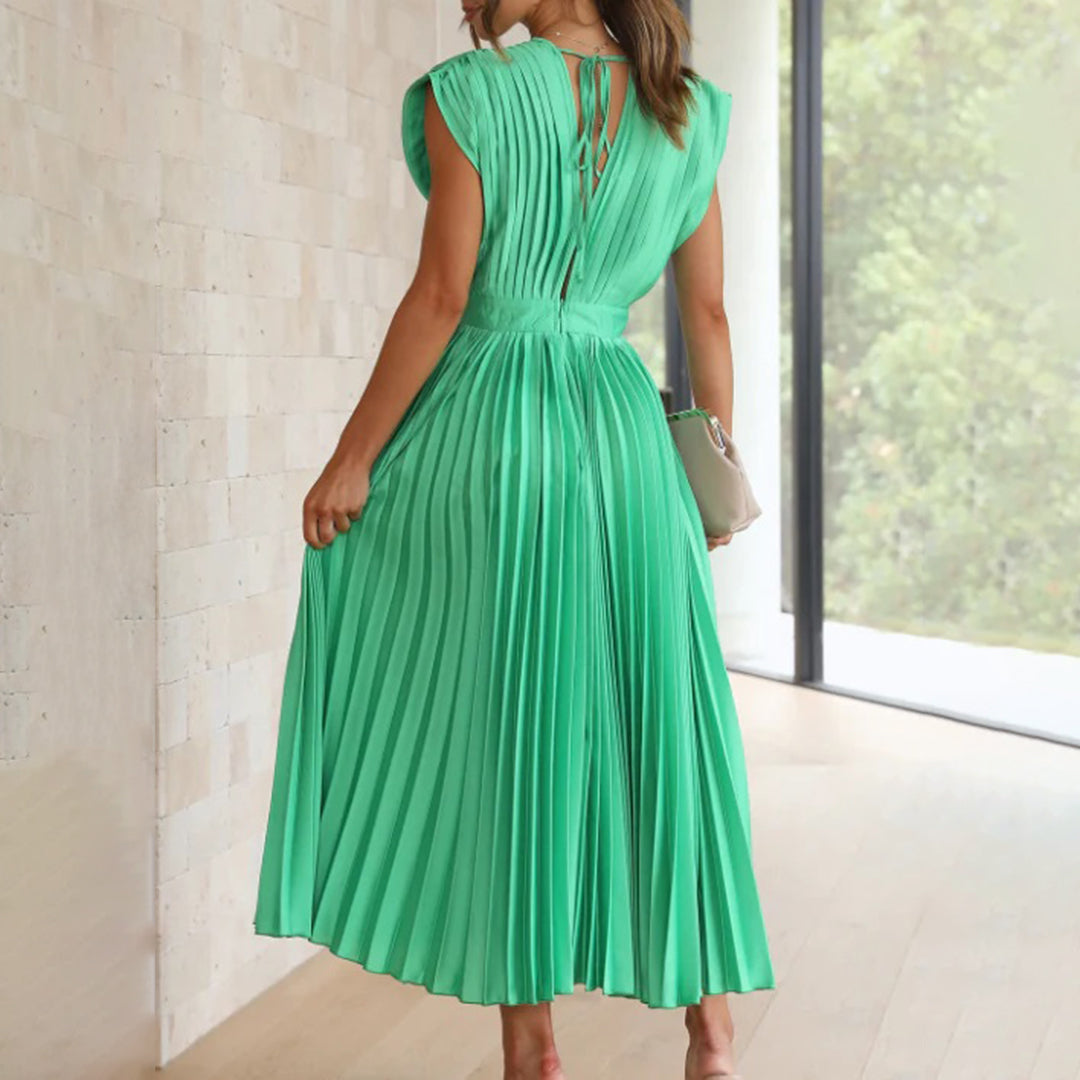 Rhea – Elegant Printed Maxi Dress