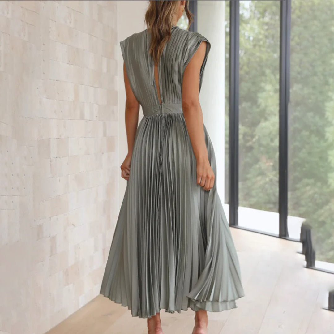 Rhea – Elegant Printed Maxi Dress