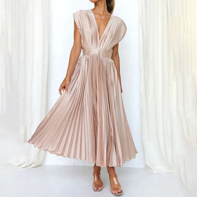 Rhea – Elegant Printed Maxi Dress