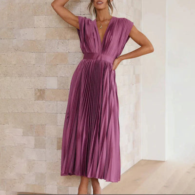 Rhea – Elegant Printed Maxi Dress