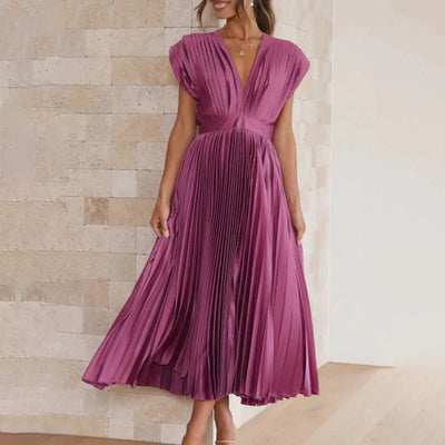 Rhea – Elegant Printed Maxi Dress