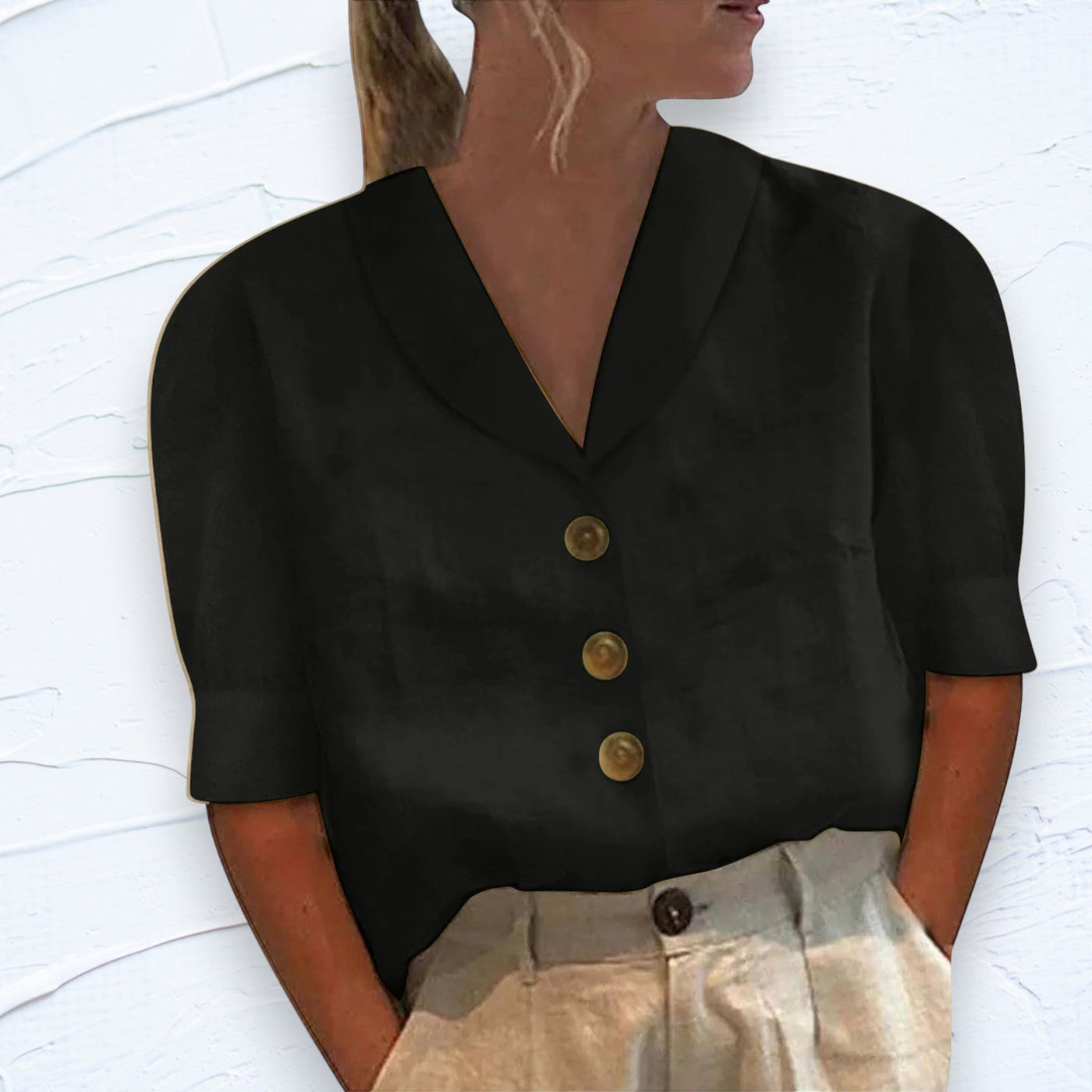 Stella – Chic Striped Blouse