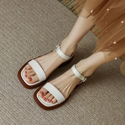 LINDSY | ELEGANT LEATHER SANDALS