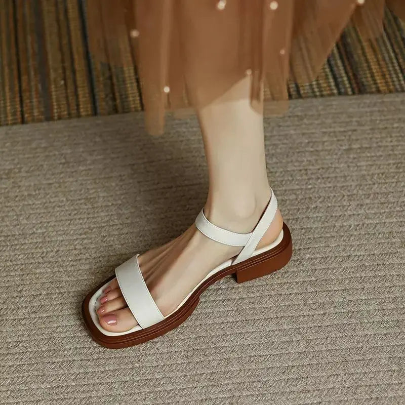 LINDSY | ELEGANT LEATHER SANDALS
