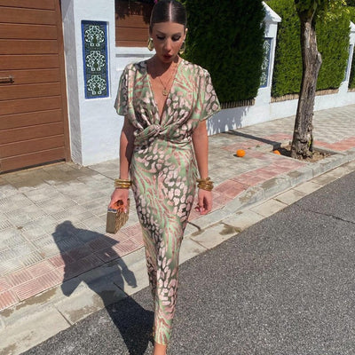 Isabeau – Elegant Silk Maxi Dress