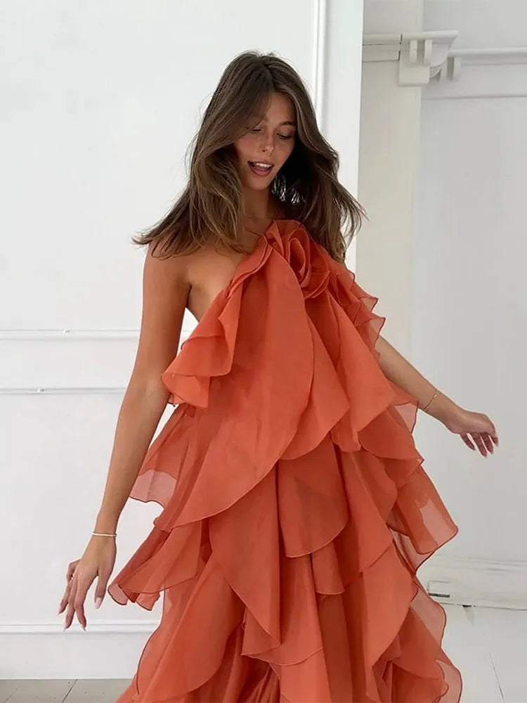 Eliza – Multi-Layered Floral Dress for Summer