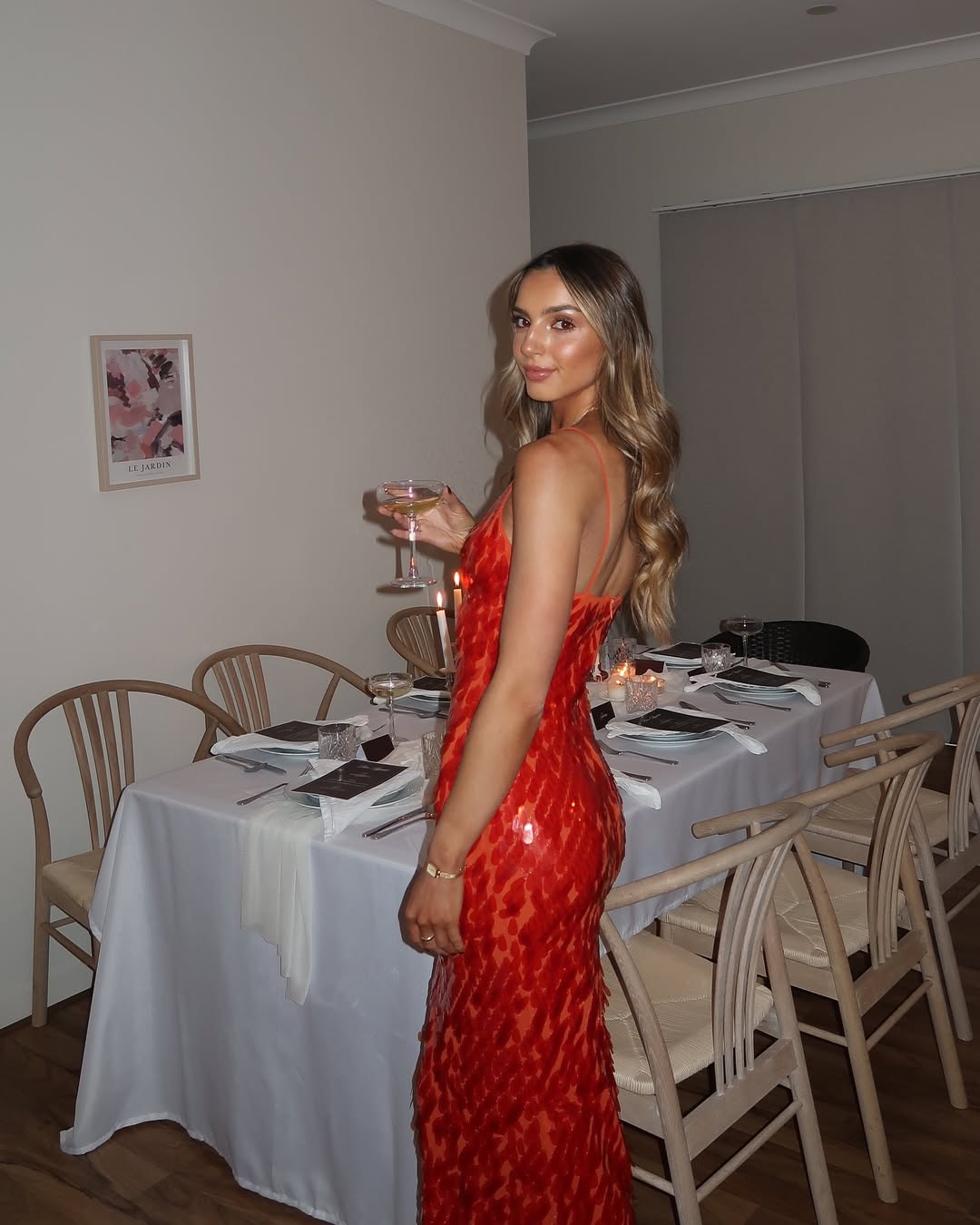 Nina – Classic Draped Dress