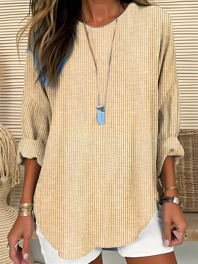 Stacy | Trendy Striped Blouse