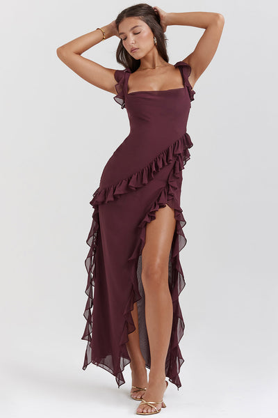 Arianna - Ruffled Maxi Dress