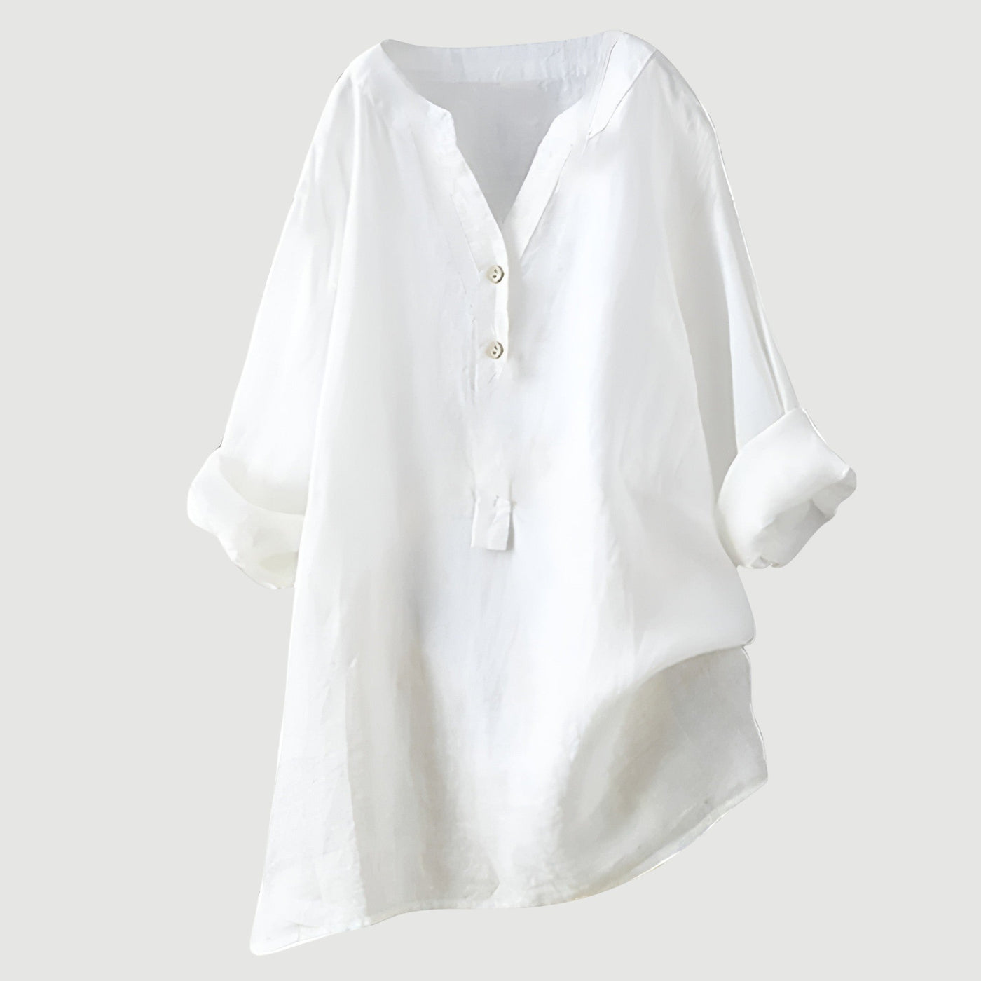 Ava™ - Airy and Comfortable Linen Shirt with Buttons
