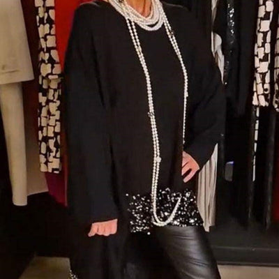 Leah – Chic Feminine Blouse with an Edge